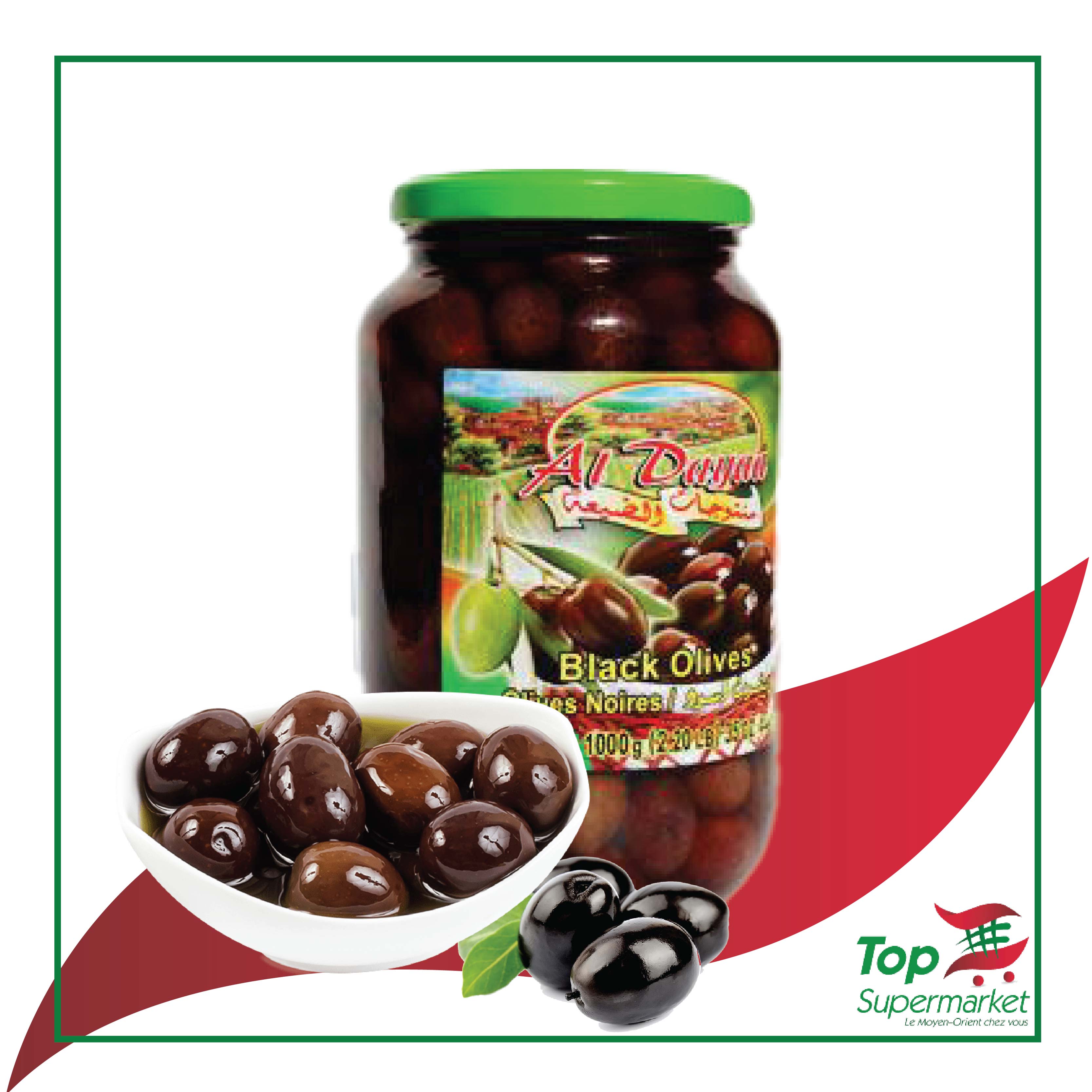 Al Dayaa olives noires 1KG